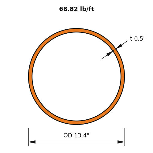 HSS13.375x.500