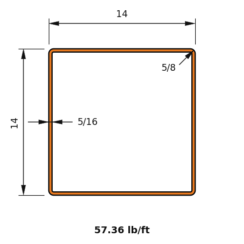 HSS14x14x.3125