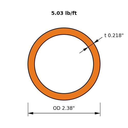 HSS2.375X.218