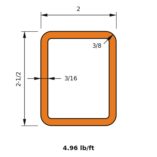 HSS2.5x2x.1875
