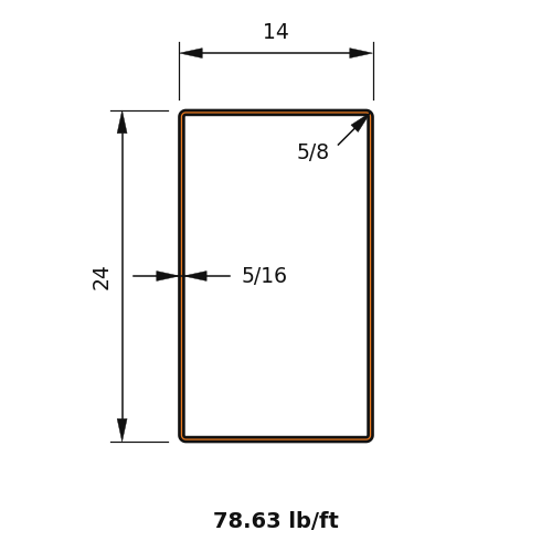 HSS24x14x.3125