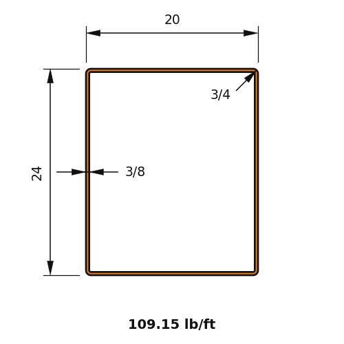 HSS24x20x.375