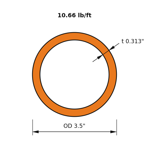 HSS3.5x.313