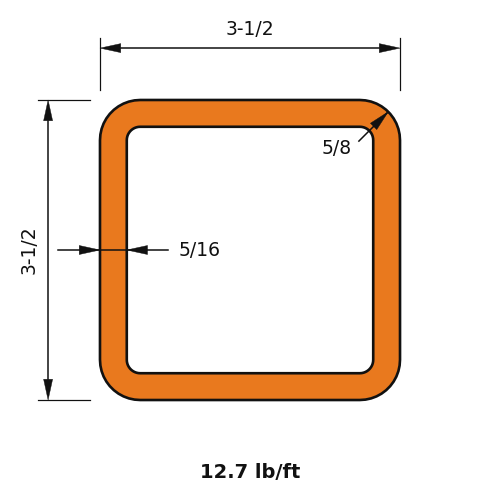HSS3.5x3.5x.3125