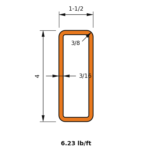 HSS4x1.5x.1875