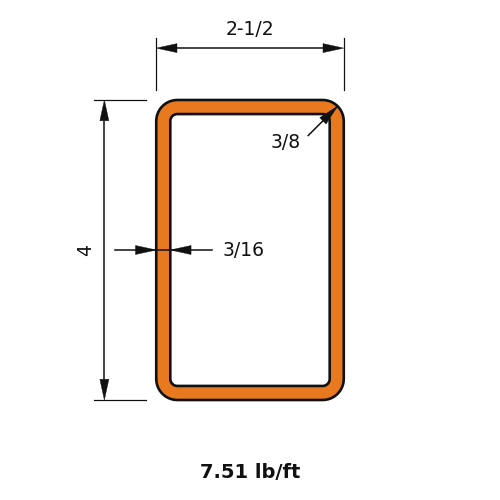 HSS4x2.5x.1875