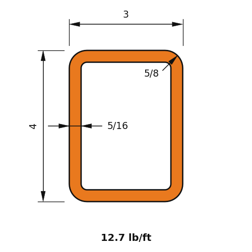 HSS4x3x.3125