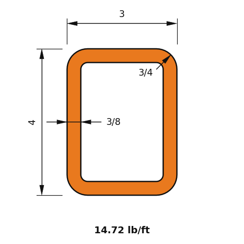 HSS4x3x.375