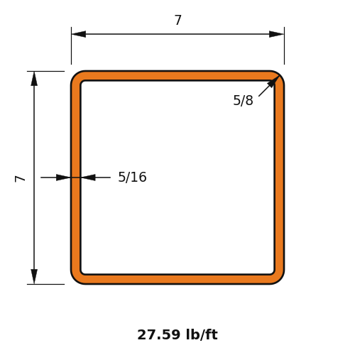 HSS7x7x.3125