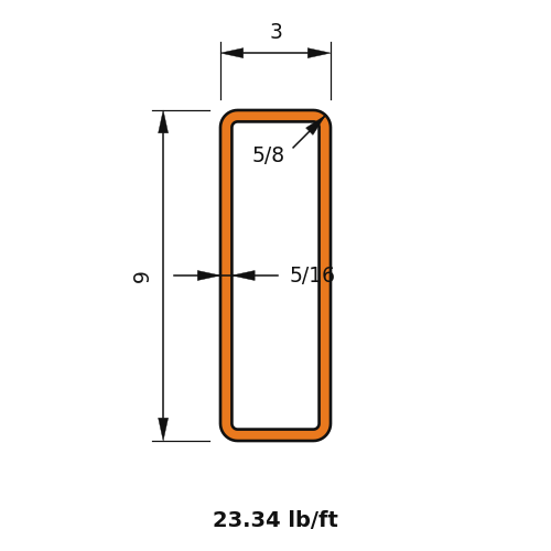 HSS9x3x.3125