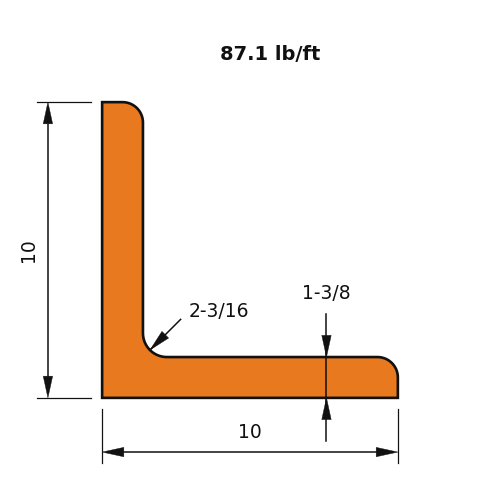 L10x10x1.375