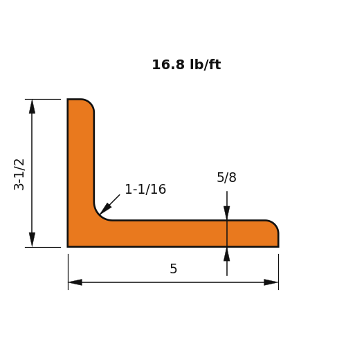 L5x3.5x.625