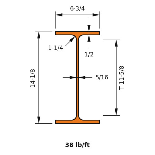 W14x38
