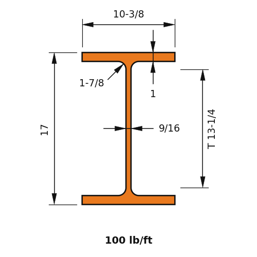 W16x100