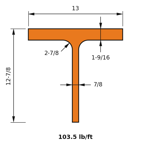 WT12X103.5