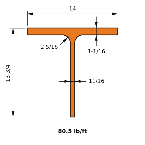 WT13.5X80.5