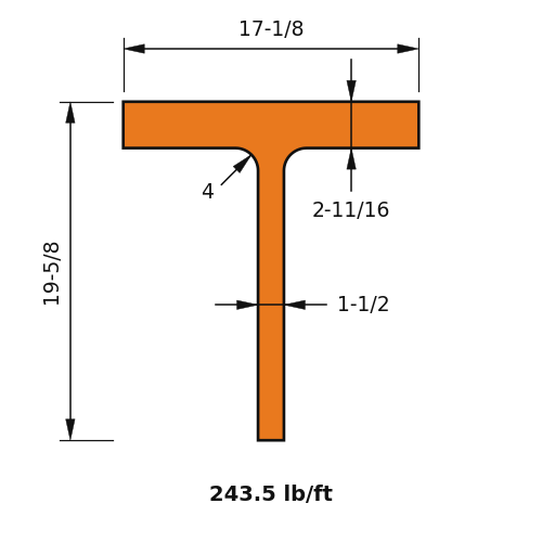 WT18X243.5