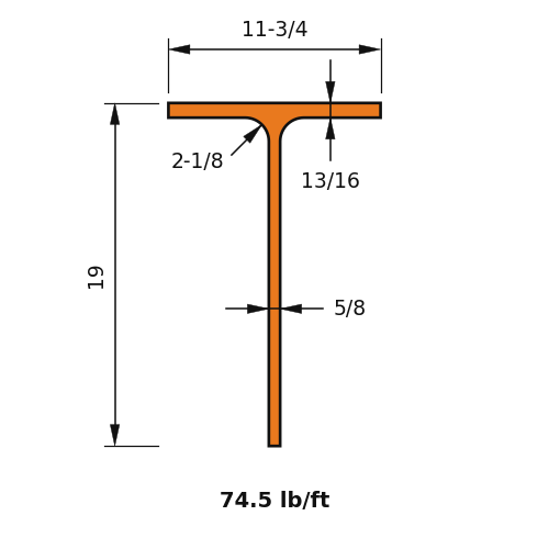 WT20X74.5
